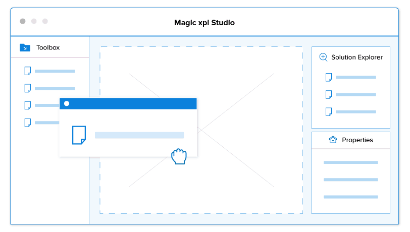 Magic xpi visual studio drag and drop functionality